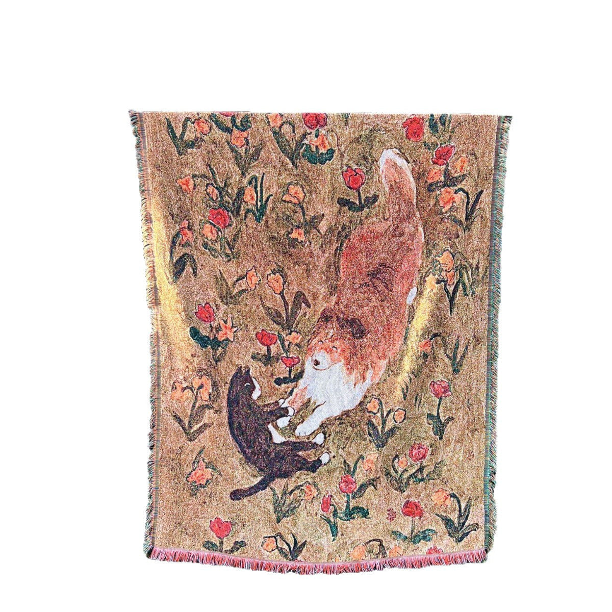 Decorative Animal-Themed Throw Blanket — product view 4