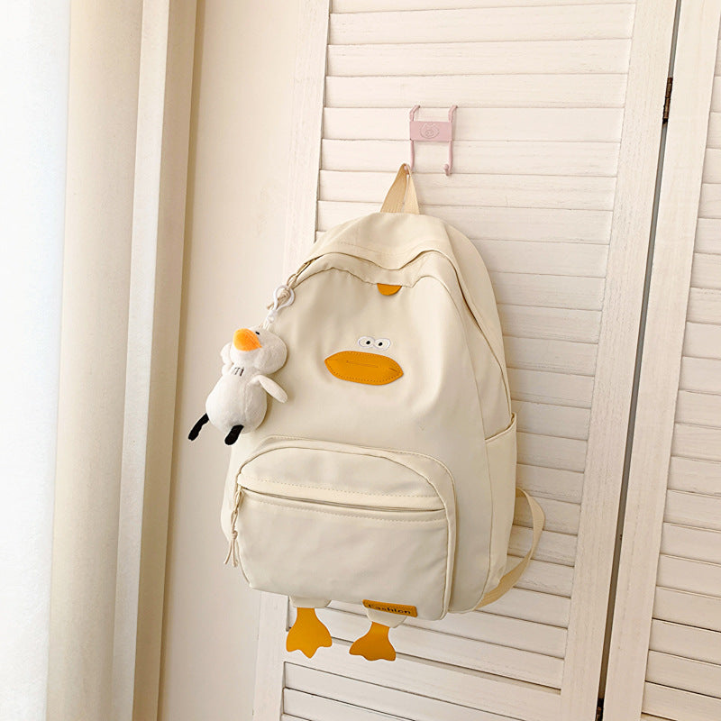 Cute Cartoon Duck-Themed Backpack — product view 3