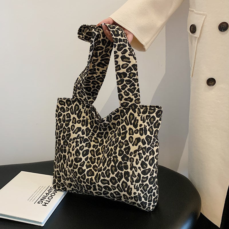 Stylish Animal Print Tote Bag LoungeYard — product view 1