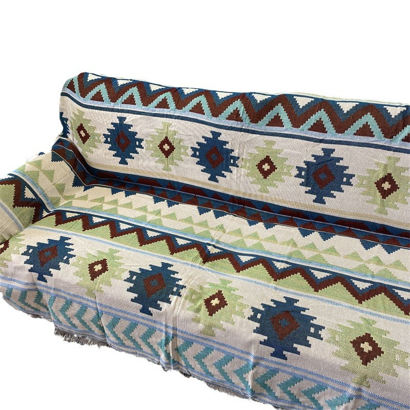 Artistic Woven Tapestry Throw — product view 5