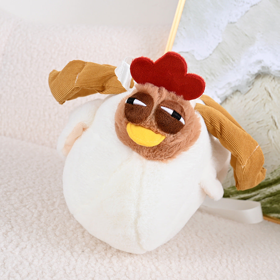 Plush Chicken-Themed Mini Backpack — product view 5