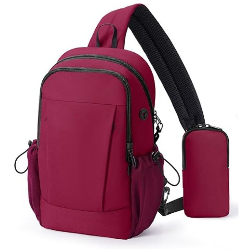 Ergonomic Sling Backpack with Organizer LoungeYard — product view 7