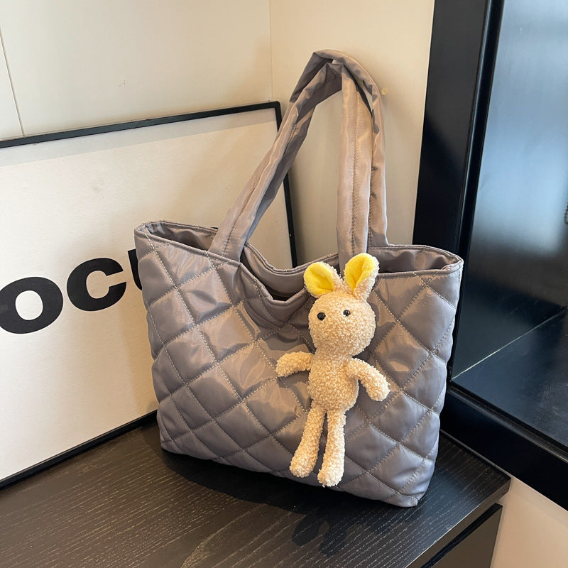 Quilted Soft Tote Bag — product view 3