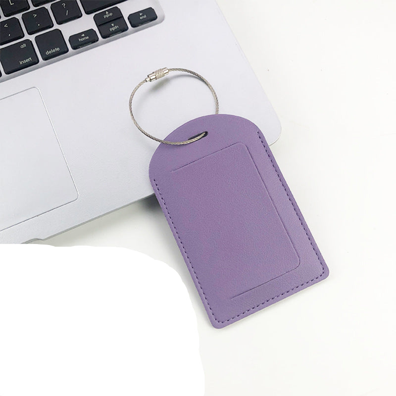 Premium Leather Travel Luggage Tag LoungeYard — product view 6