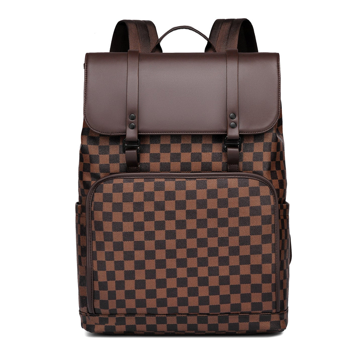 Modern Checkered Backpack LoungeYard — product view 3