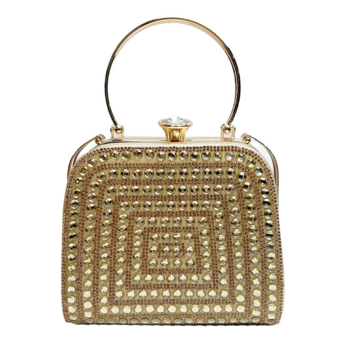 Elegant Handheld Rhinestone Evening Purse — product view 3