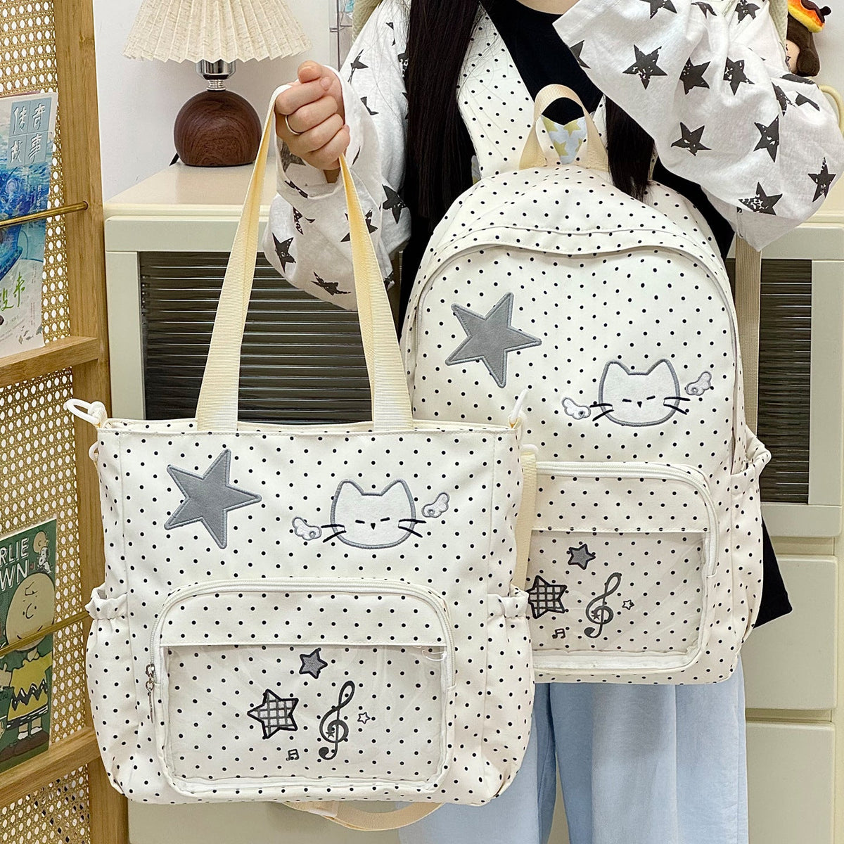 Playful Illustrated Backpack LoungeYard 1791205608 — product view 1