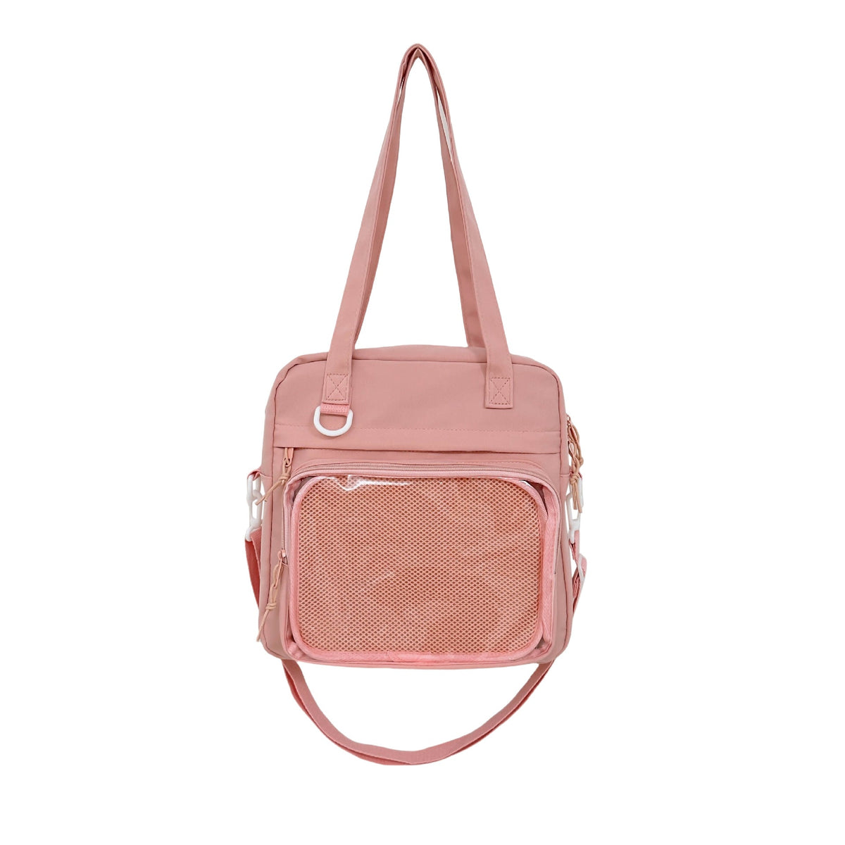 Practical Tote Bag with Transparent Viewing Window LoungeYard — product view 1