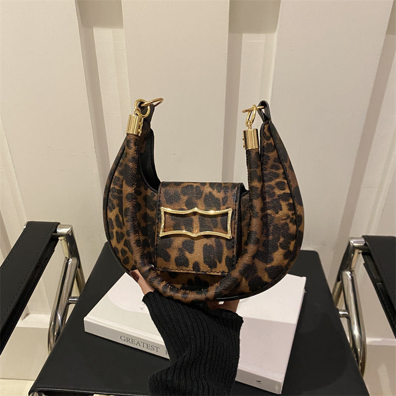 Stylish Leopard Print Handbag LoungeYard — product view 1