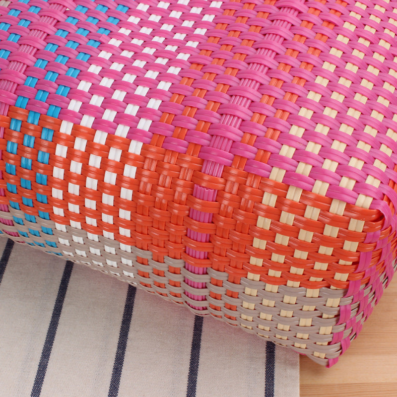 Beach handbag in modern braided design LoungeYard — product view 4