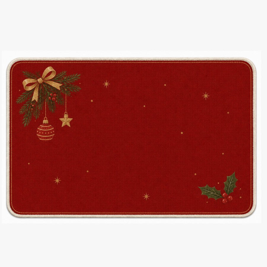 Festive Santa-Themed Bath Mat — product view 4