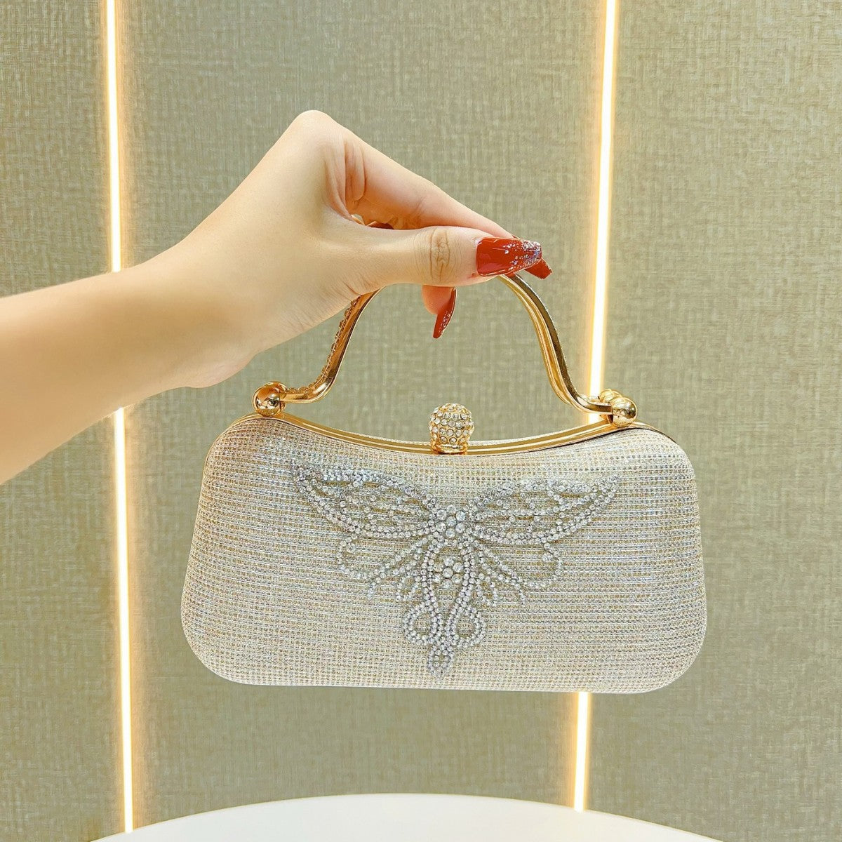 Elegant Decorative Evening Clutch — product view 6