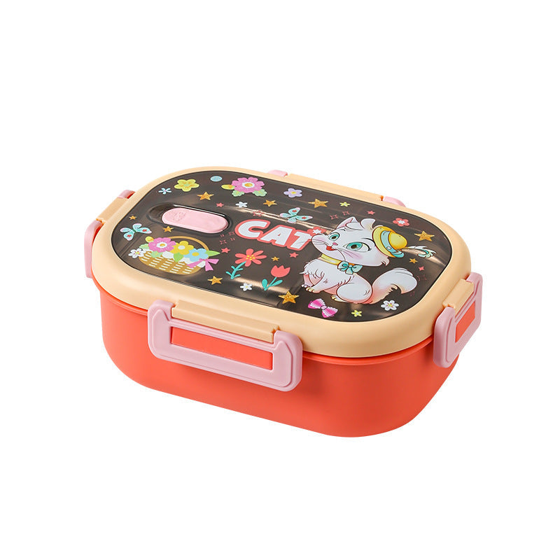 Cartoon-Themed Multi-Compartment Lunch Container — product view 5