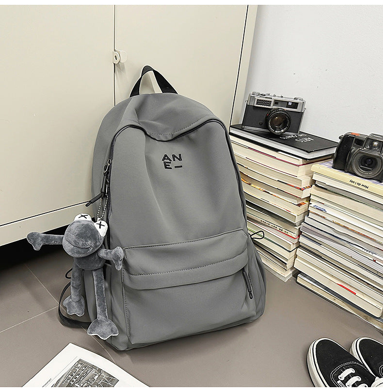 Casual Leather Backpack — product view 4