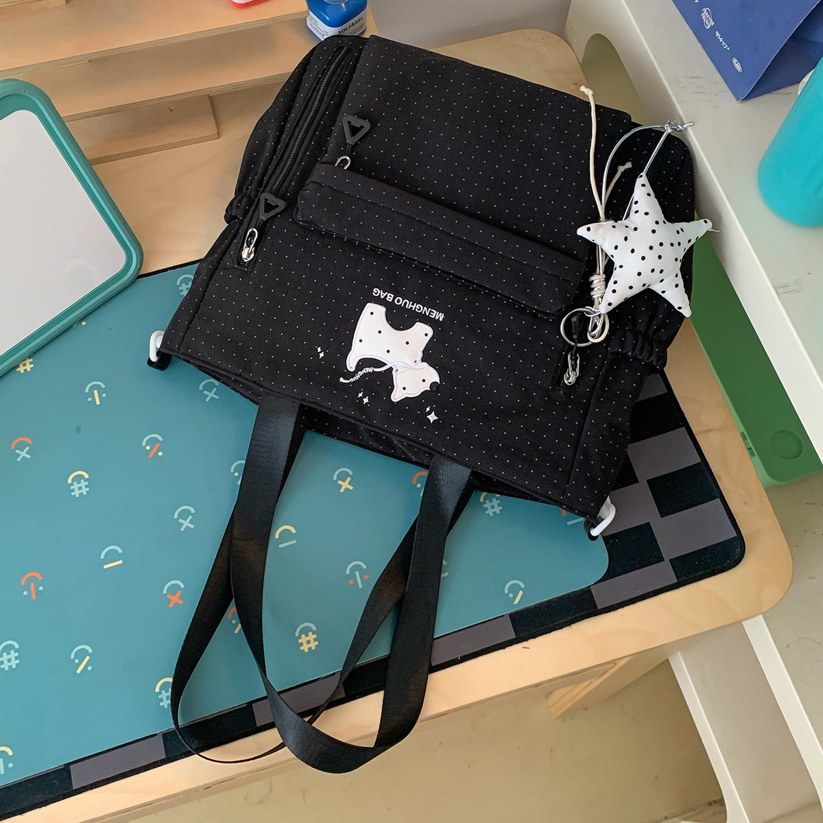 Fun-Themed Illustrated Backpack LoungeYard — product view 7