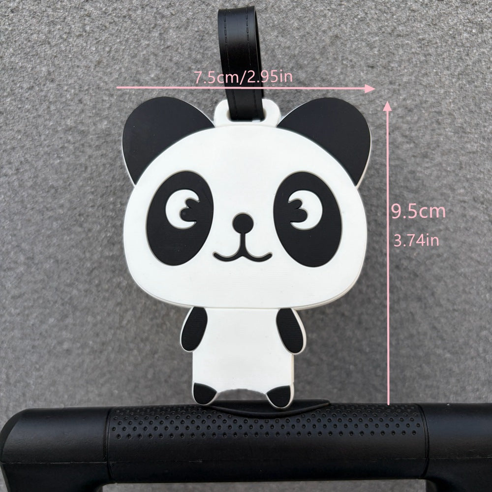 Panda-Themed Luggage Identifier LoungeYard — product view 4