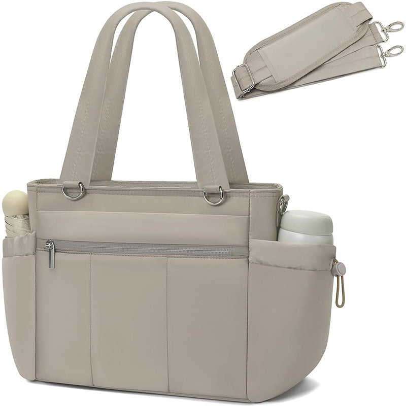 Multifunctional tote bag with insulating inner pocket LoungeYard — product view 7