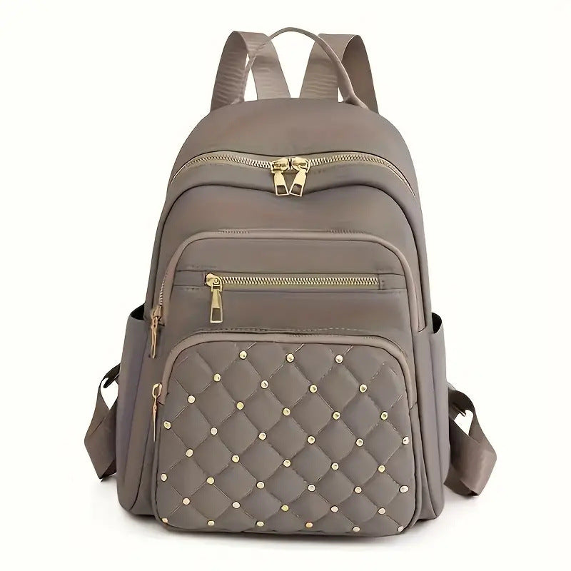 Elegant Quilted Multi-Pocket Backpack — product view 6