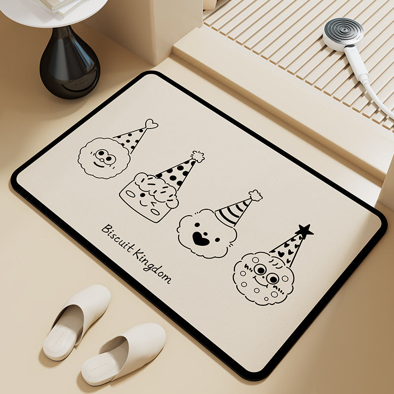 Cute Cat-Themed Bath Mat — product view 4