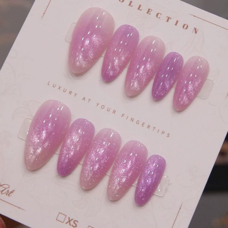 Shimmering Ombre Press-On Nails — product view 1
