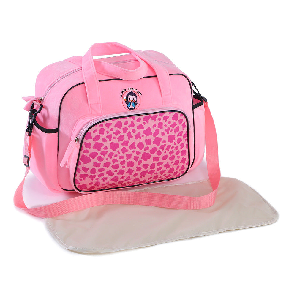 Multifunctional Diaper Bag with Insulated Compartment LoungeYard — product view 1