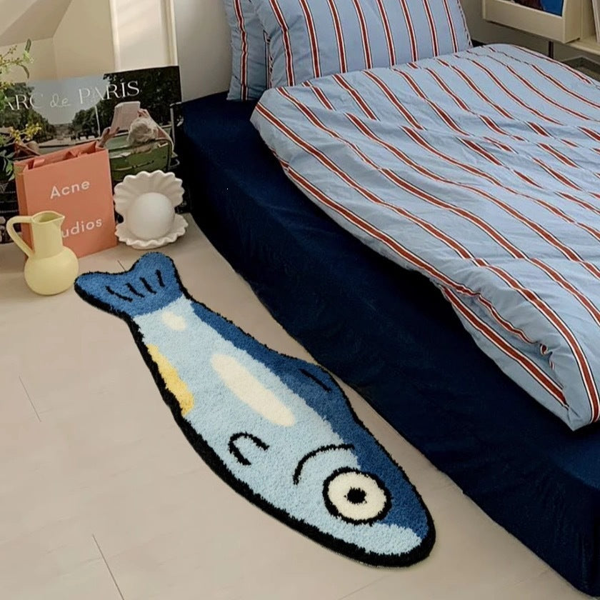 Playful Fish-Shaped Bath Mat Bowlift — product view 4