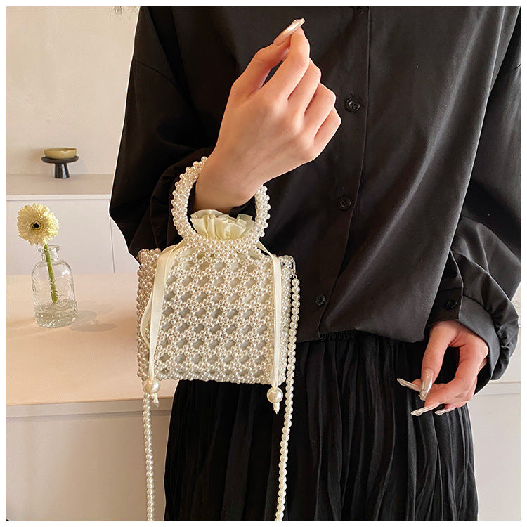 Elegant Pearl-Embellished Handbag — product view 2
