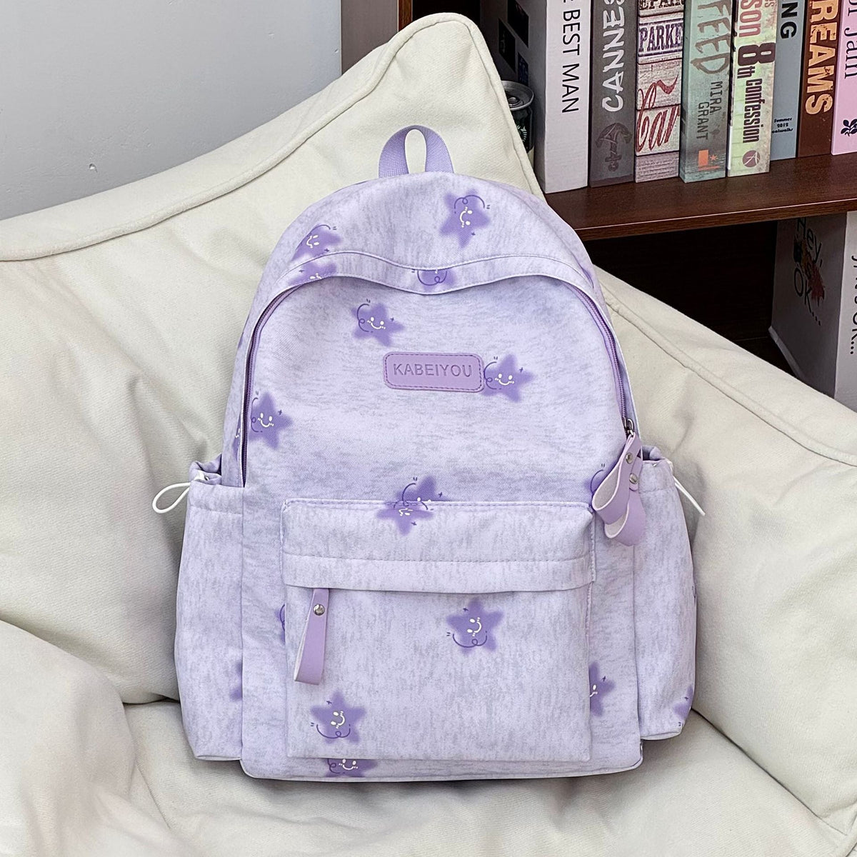 Printed Casual Backpack LoungeYard — product view 6