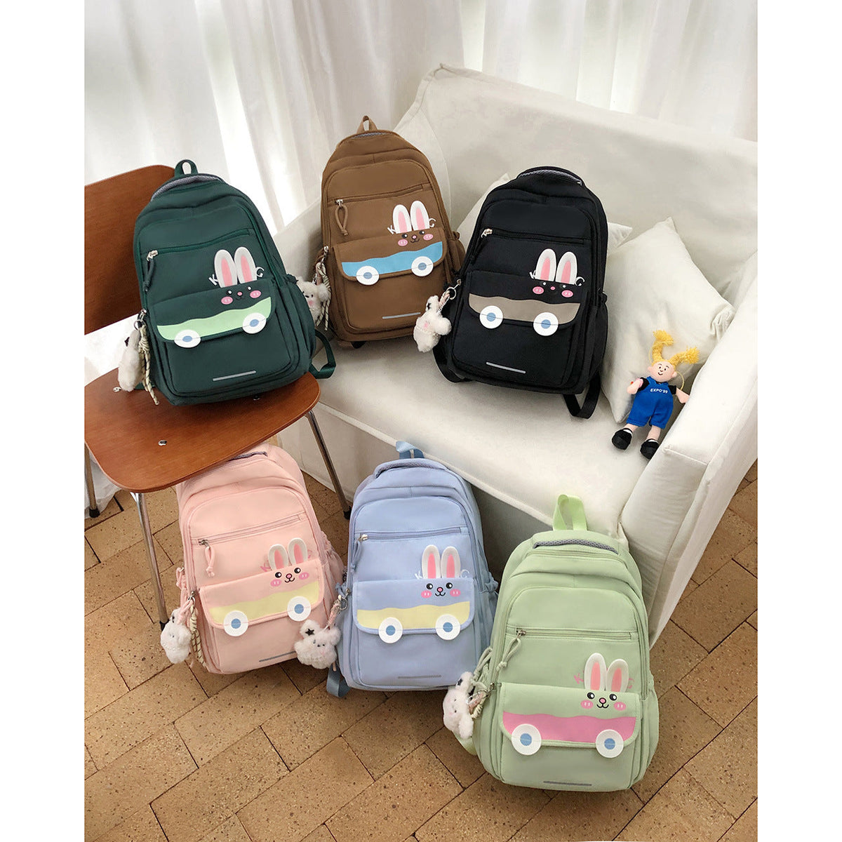Cute Character Backpack LoungeYard — product view 4