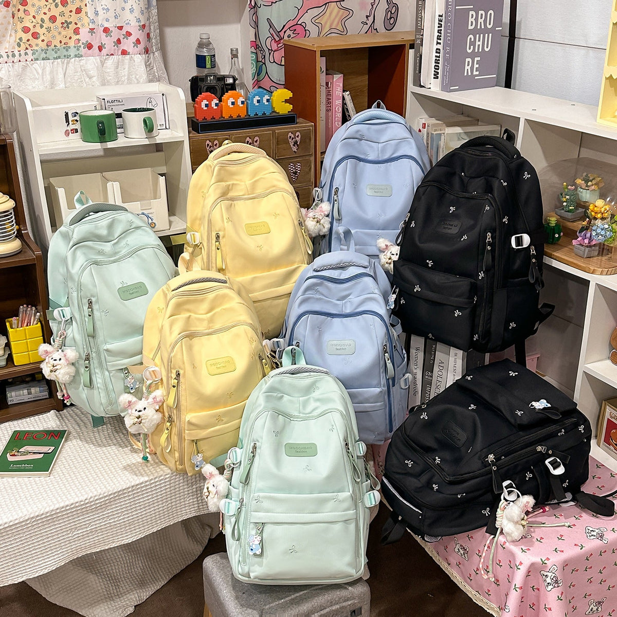 Multi-Functional Stylish Backpack with Hang Tags LoungeYard — product view 4