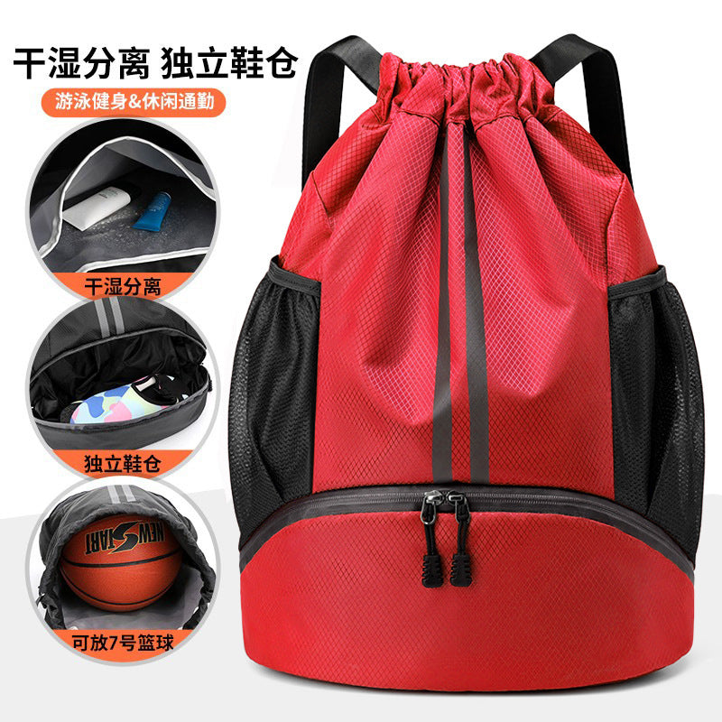 practical backpack with secure drawstring LoungeYard — product view 5