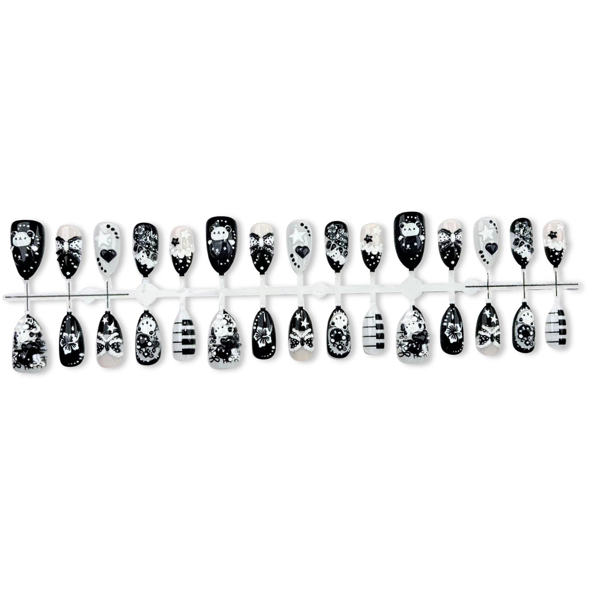 Artistic Press-On Nail Art Set with Creative Designs — product view 5