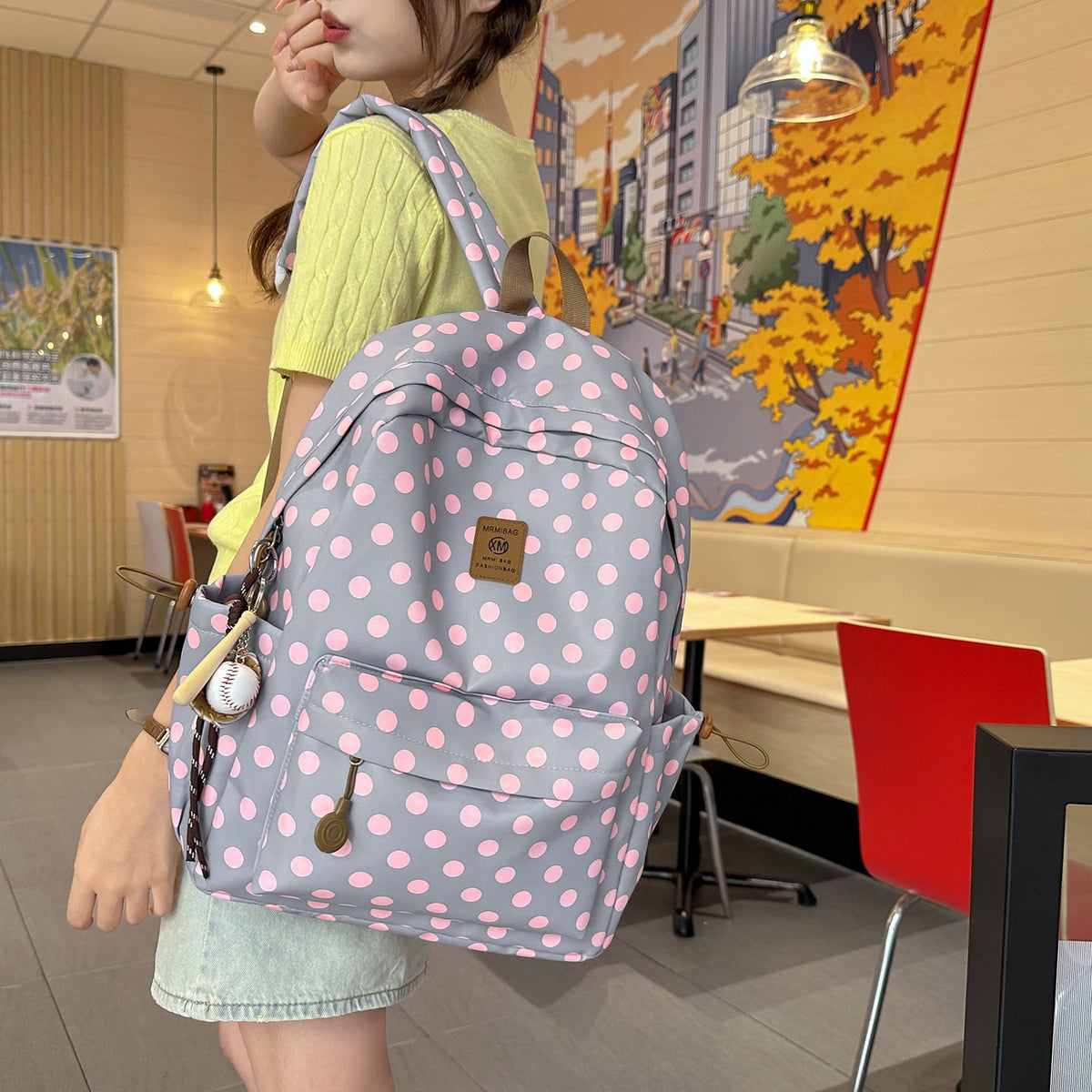Fun Polka Dot Backpack LoungeYard 1791205579 — product view 2