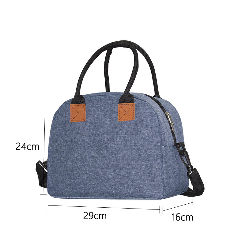 Women’s cooler bag with floral pattern and practical insulated compartment LoungeYard — product view 4