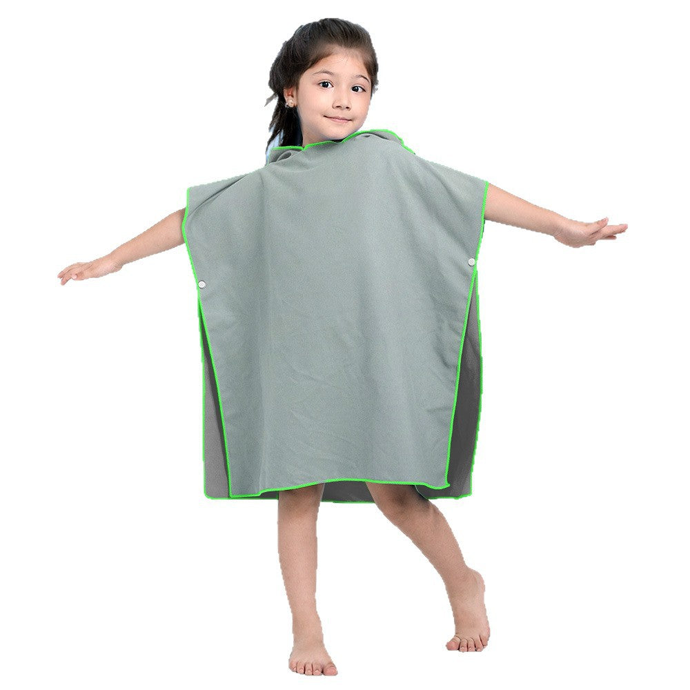 Girls Bath Poncho LoungeYard — product view 5