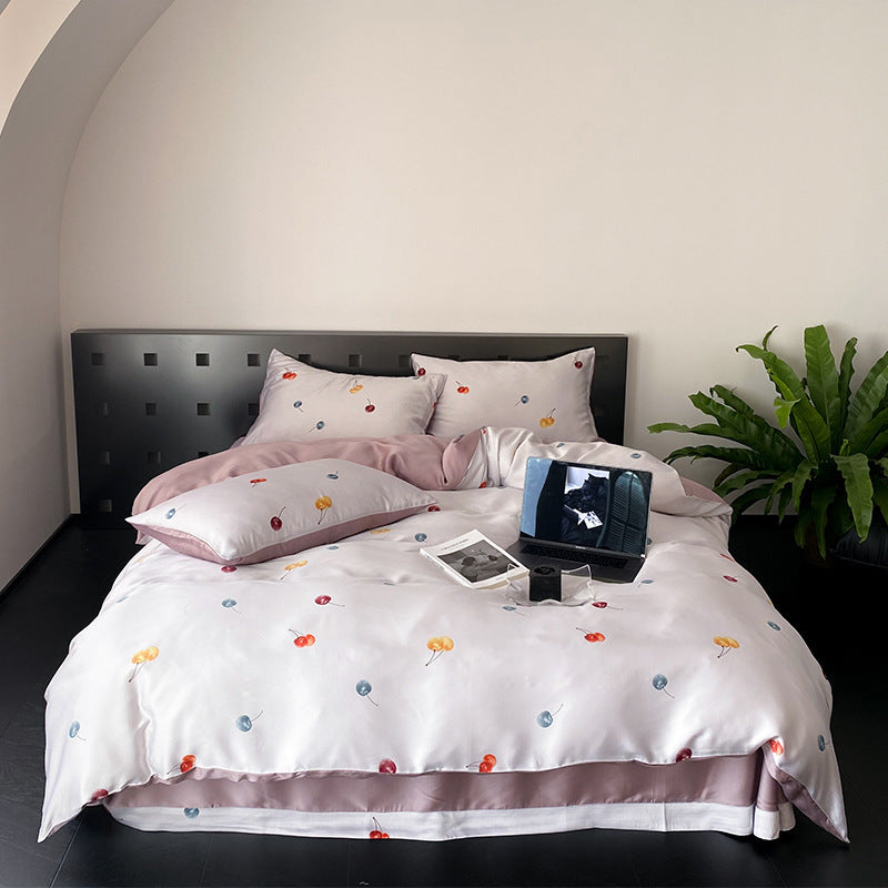 Fine satin bed linen set — product view 6