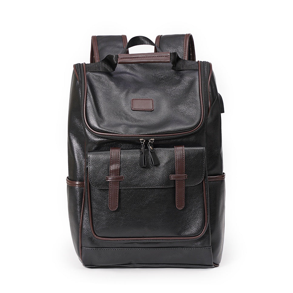 Elegant Multifunctional Laptop Backpack with Sturdy Compartments LoungeYard — product view 5