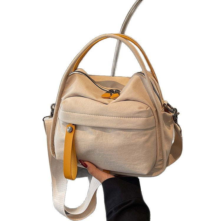 Fashionable shoulder bag with innovative structure and detachable carrying strap LoungeYard — product view 5