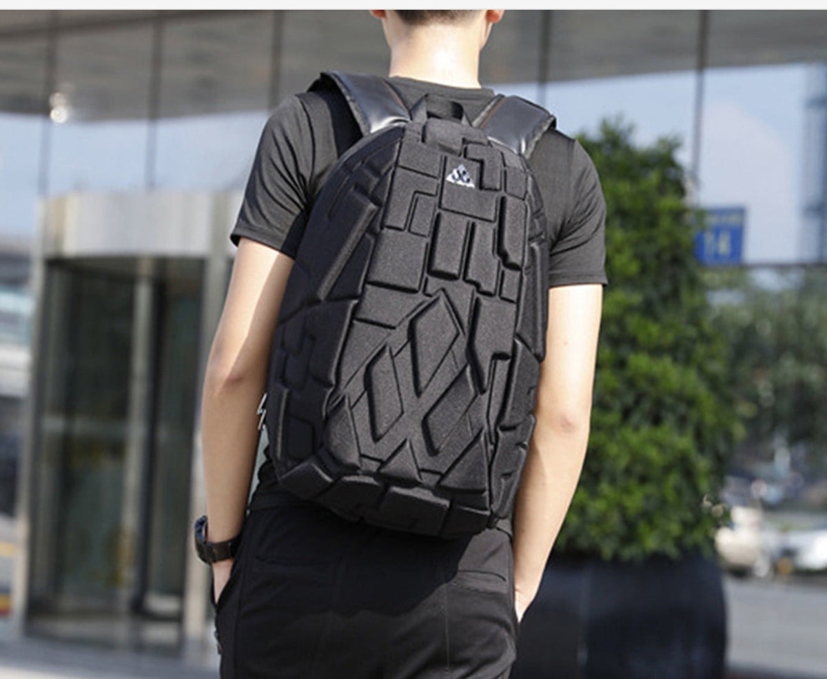 Stylish Textured Backpack LoungeYard — product view 2
