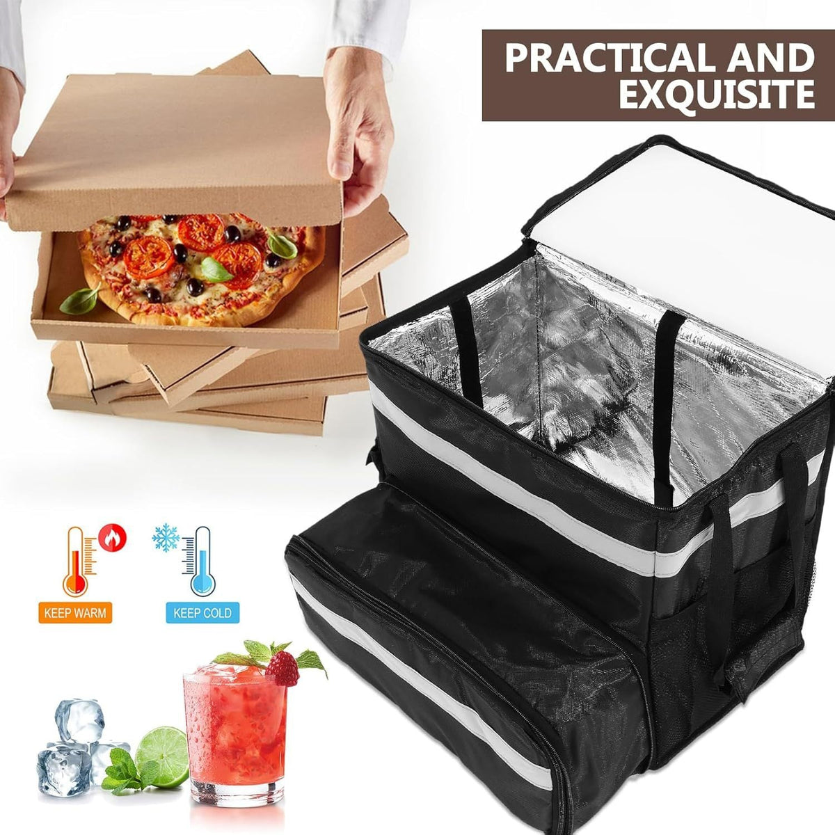 Women's Insulated Transport Bag with Practical Compartments LoungeYard — product view 2