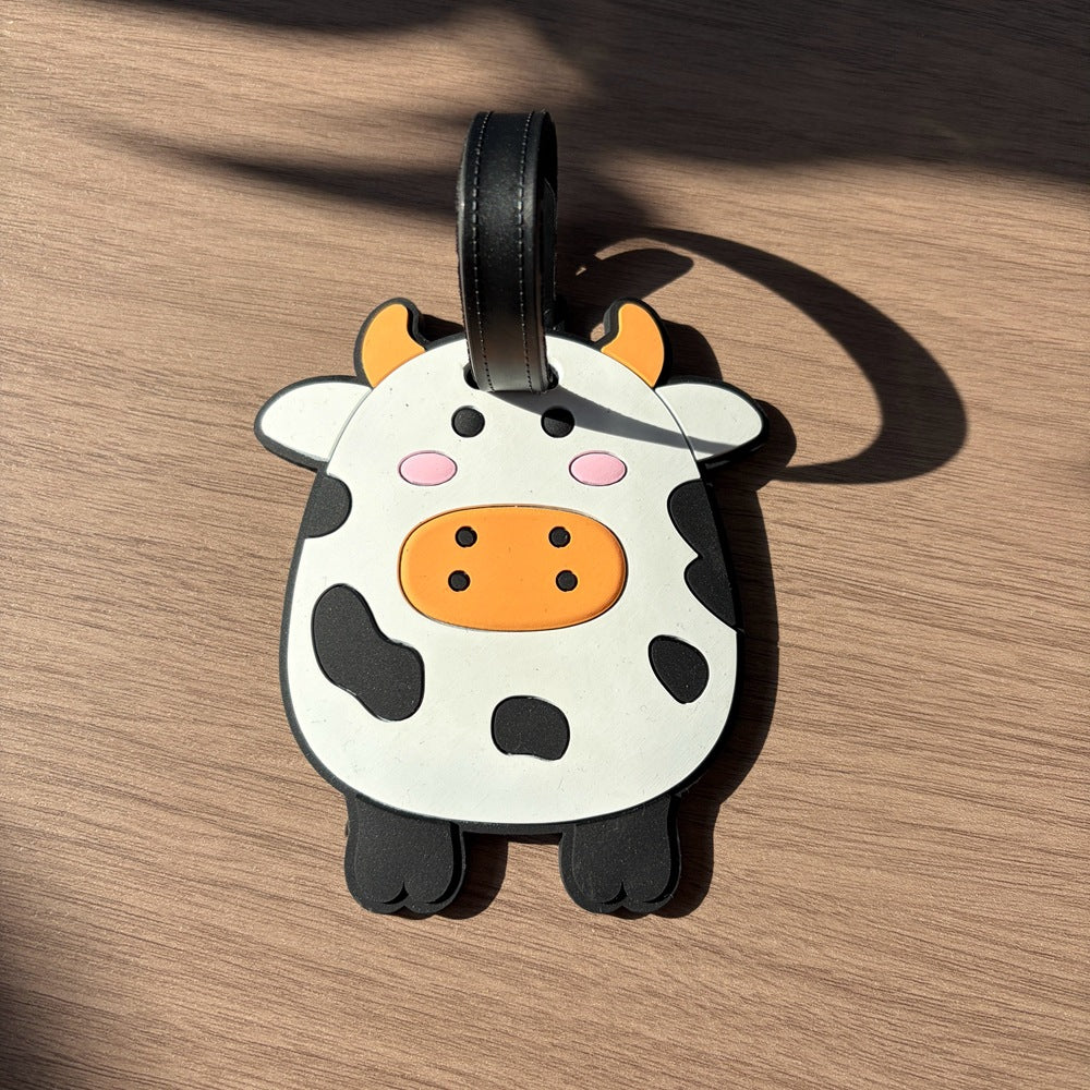 Cow-Shaped Luggage Tag LoungeYard — product view 6