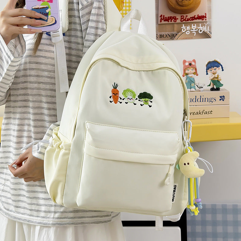 Casual Animated Vegetable-Themed Backpack LoungeYard — product view 1