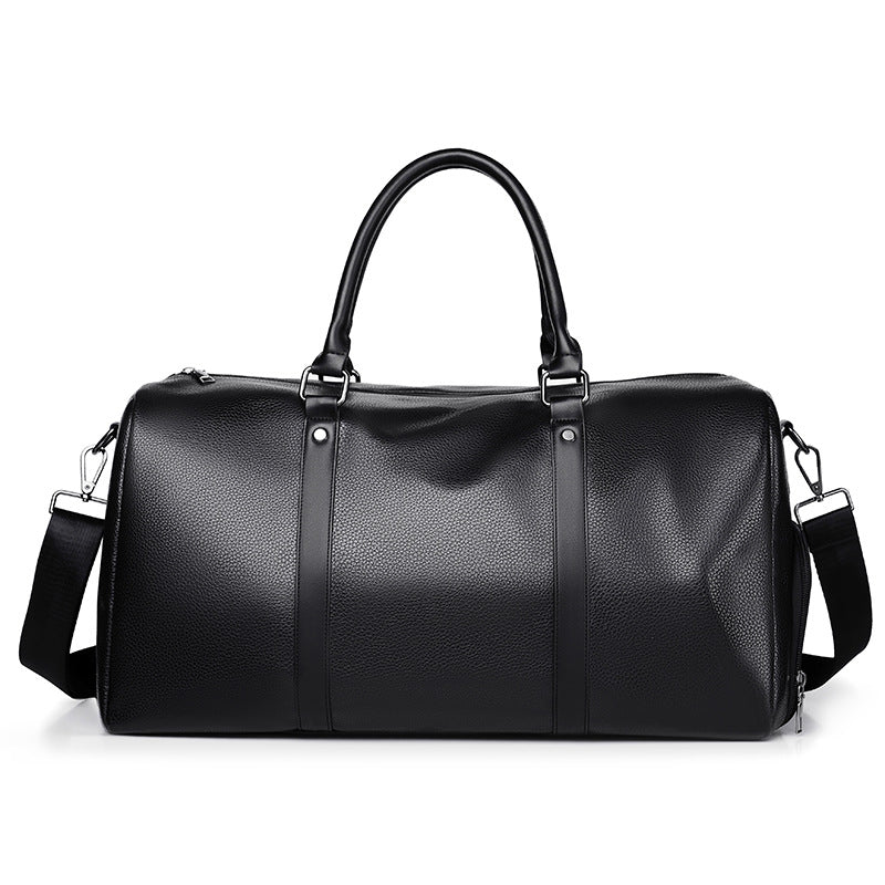 Elegant Synthetic Leather Travel Duffel Bag LoungeYard — product view 6