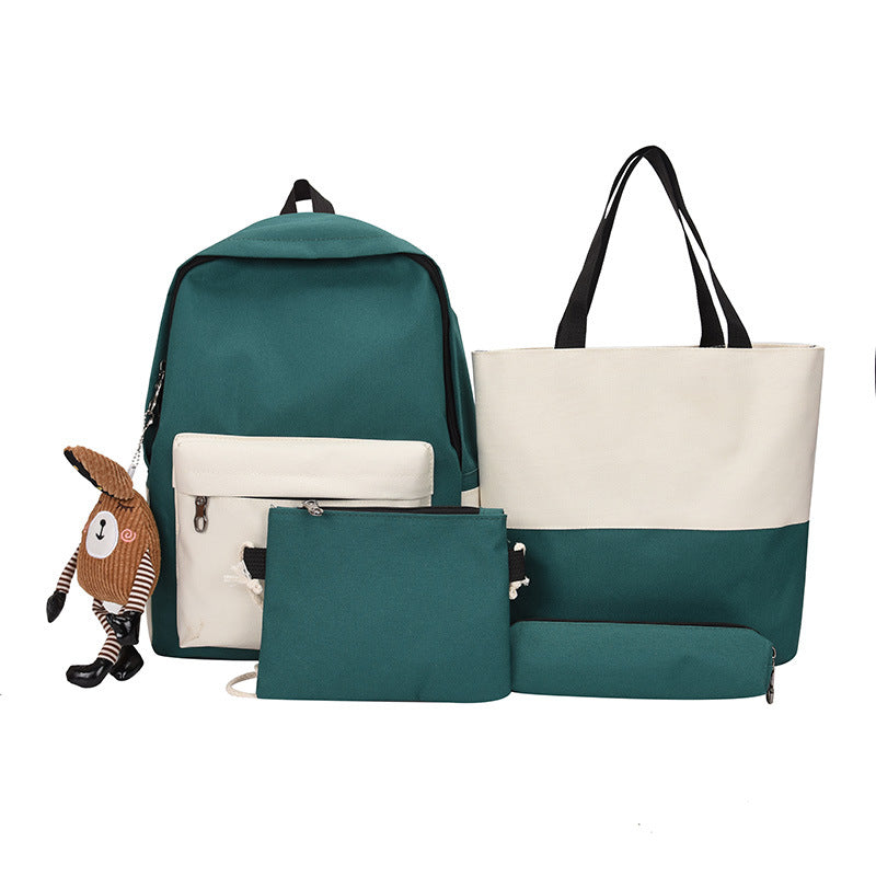 5-Piece Leisure Backpack and Tote Bag Set LoungeYard — product view 3