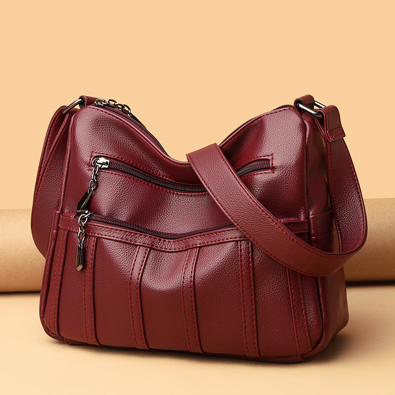 Elegant Textured Shoulder Bag LoungeYard — product view 2