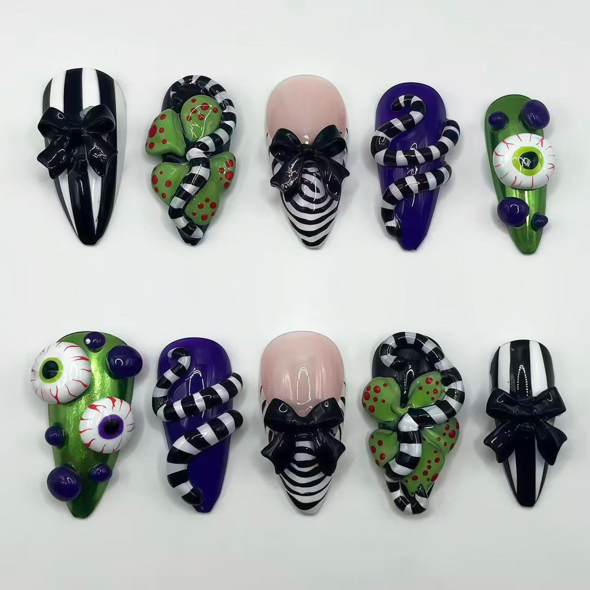 Artistic Themed Press-On Nail Set 1790745477 — product view 1