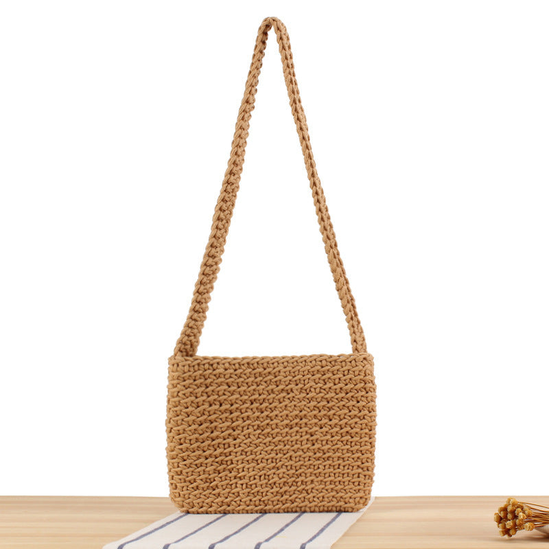 Handmade Macrame Shoulder Bag LoungeYard — product view 4