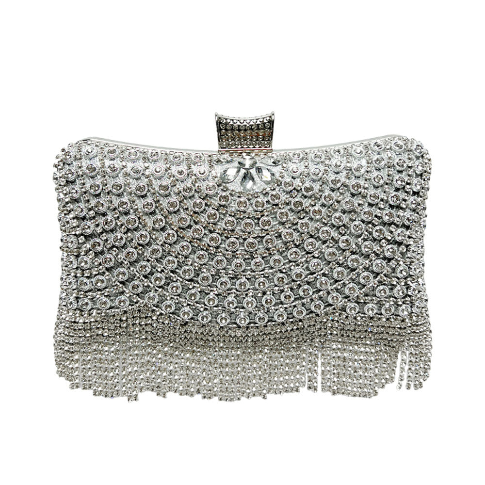 Rhinestone-Embellished Evening Clutch — product view 5