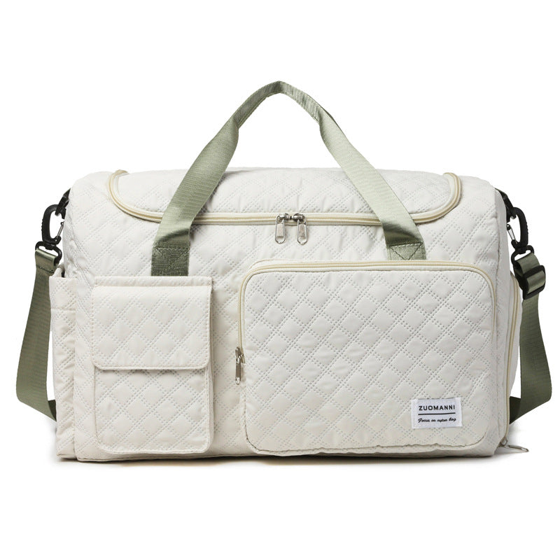 Spacious Sport Duffel Bag With Textured Surface LoungeYard — product view 4