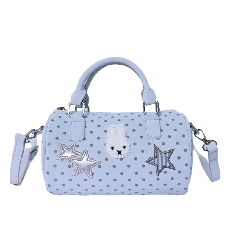 Fun Embroidered Polka Dot Handbag LoungeYard — product view 4